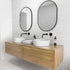 Aaden Pill Black Wall Mirror